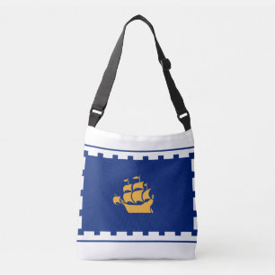 Vlag van de stad Quebec Crossbody Tas