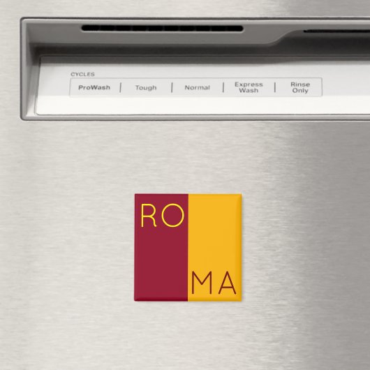 Vlag van de stad Rome, Italië Magneet (Insitu (Vaatwasser))