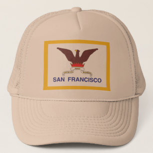Vlag van de stad San Francisco Trucker Pet