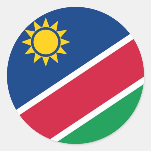 Vlag van de Sticker van Namibië (Voorkant)