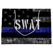 Vlag van de SWAT-politie Groot Cadeauzakje (Voorkant)