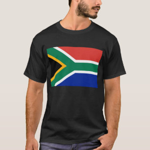 Vlag van de T-shirt van Zuid-Afrika