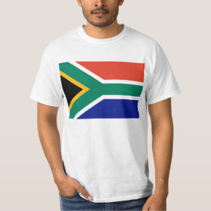 Vlag van de T-shirt van Zuid-Afrika