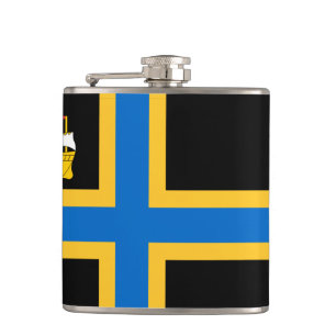 Vlag van de taaitheidskolf heupfles
