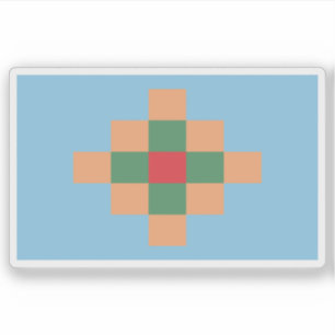 Vlag van de Tonocotés (Tonokotés), Argentinië Sticker