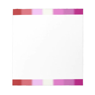 Vlag van de Trots van Falln de Lesbische Notitieblok