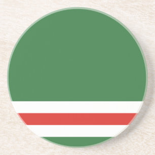 Vlag van de Tsjetsjeense Republiek Itsjkerië Zandsteen Onderzetter