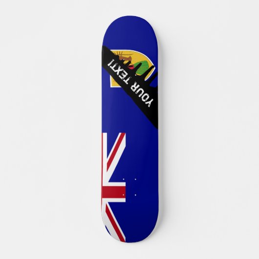 Vlag van de Turks- en Caicoseilanden Skateboard (Voorkant)