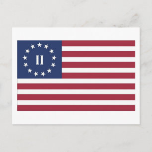 Vlag van de Tweede Amerikaanse Revolutie Briefkaart