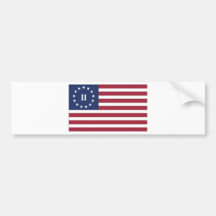 Vlag van de Tweede Amerikaanse Revolutie Bumpersticker