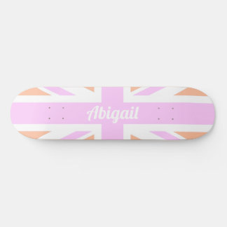 Vlag van de Unie onder de vlag van Gilry Pink en S Skateboard
