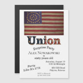 Vlag van de Unie van de Burgeroorlog 🇺🇸 Histori (Voorkant / Achterkant)