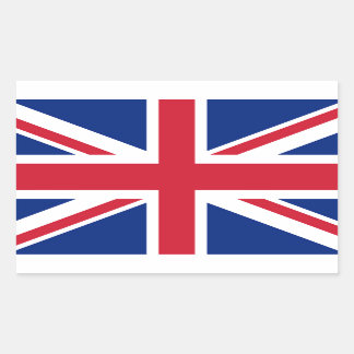 vlag van de Unie van het Verenigd Koninkrijk - aut Rechthoekige Sticker