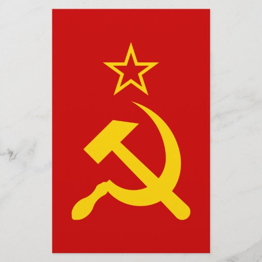 Vlag van de USSR - Vlag van de Sovjet-Unie Flyer (Voorkant)