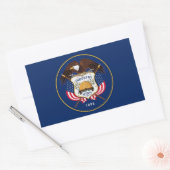 Vlag van de Utah-staat Sticker (Envelop)
