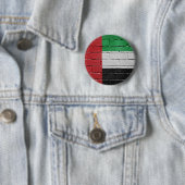 Vlag van de Verenigde Arabische Emiraten Ronde Button 5,7 Cm (In situ)