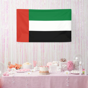 Vlag van de Verenigde Arabische Emiraten Spandoek