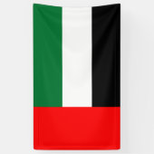 Vlag van de Verenigde Arabische Emiraten (VAE) Spandoek (Verticaal)
