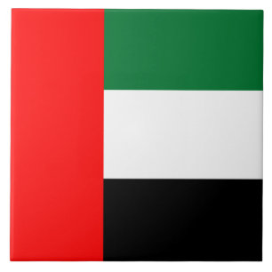Vlag van de Verenigde Arabische Emiraten (VAE) Tegeltje