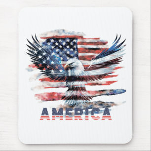 Vlag van de Verenigde Staten. Amerika Muismat