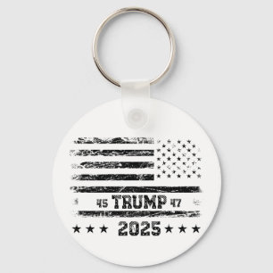Vlag van de Verenigde Staten, Donald Trump. Sleutelhanger