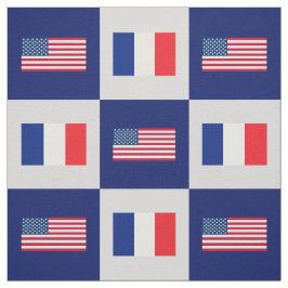 Vlag van de Verenigde Staten, Frankrijk Vlag op bl Stof