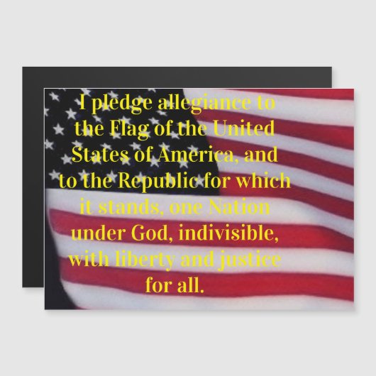 Vlag van de Verenigde Staten met pandmagneet (Voorkant / Achterkant)