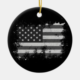  vlag van de Verenigde Staten , op 4 juli vervormd Keramisch Ornament