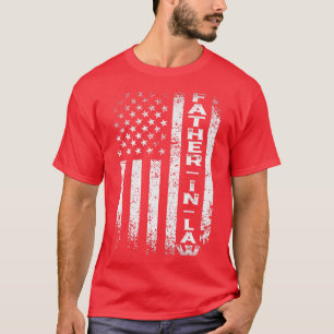 Vlag van de Verenigde Staten op de verdrukte VlagI T-shirt