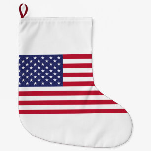 Vlag van de Verenigde Staten van Amerika Grote Kerstsok