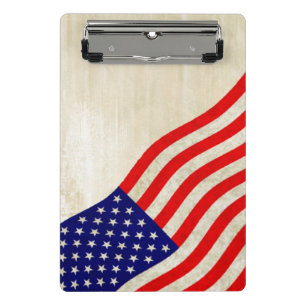 Vlag van de Verenigde Staten van Amerika - grungy Mini Klembord