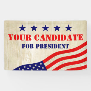 Vlag van de Verenigde Staten van Amerika - grungy Spandoek