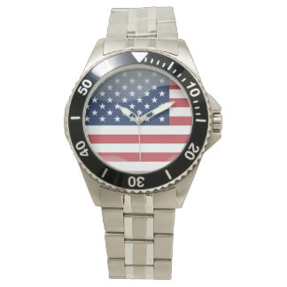 Vlag van de Verenigde Staten van Amerika Horloge