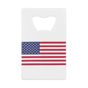 Vlag van de Verenigde Staten van Amerika Kredietkaart Flessenopener