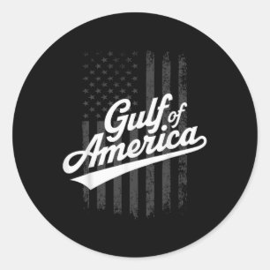 vlag van de Verenigde Staten van Amerika Ronde Sticker