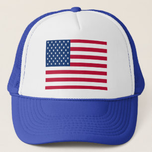 Vlag van de Verenigde Staten van Amerika Trucker Pet