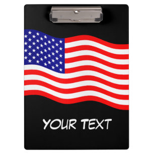 Vlag van de Verenigde Staten van Amerika - uw idee Klembord