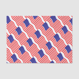 Vlag van de Verenigde Staten van Amerika - uw idee Tissuepapier