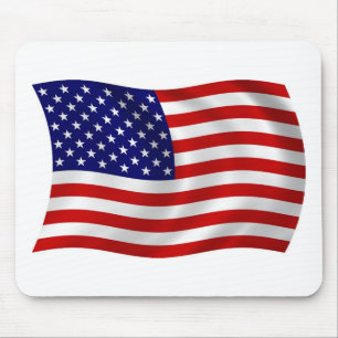 Vlag van de Verenigde Staten van Amerika (VS) muis Muismat