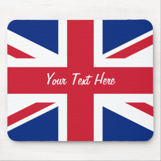 Vlag van de vlag van Groot-Brittannië Mousepad teg Muismat