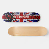 Vlag van de vlag van het Verenigd Koninkrijk Skateboard (Horizontaal)