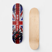 Vlag van de vlag van het Verenigd Koninkrijk Skateboard (Voorkant)