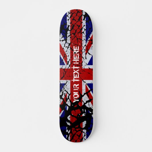 Vlag van de vlag van het Verenigd Koninkrijk Skateboard (Voorkant)