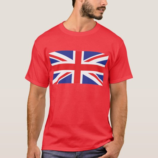 Vlag van de vlag van het Verenigd Koninkrijk/van d T-shirt (Voorkant)