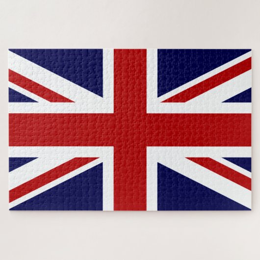 Vlag van de vlag van het VK Legpuzzel (Horizontaal)