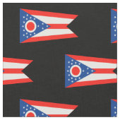 Vlag van de vlaggenstaat Ohio Stof (Close Up)