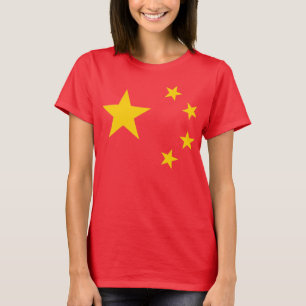 Vlag van de Volksrepubliek China T-shirt