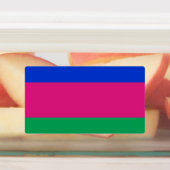 Vlag van de Volksrepubliek Kuban Labels (Aangebracht)