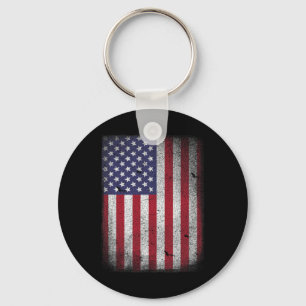 Vlag van de VS 4 juli Amerikaanse Rode Witte Blauw Sleutelhanger