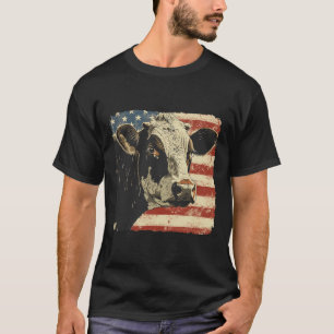 Vlag van de VS 4 juli mannen vrouwen T-shirt